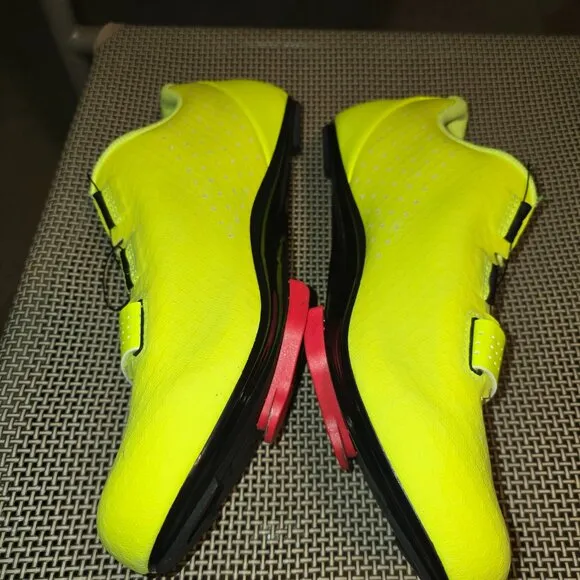 Bontrager Cortado Men's Cycling Shoes Size 13 Neon Yellow Clip In Road Bike