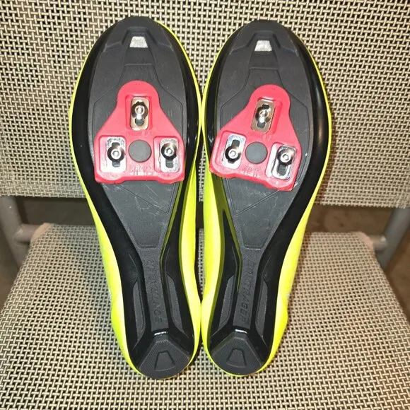Bontrager Cortado Men's Cycling Shoes Size 13 Neon Yellow Clip In Road Bike