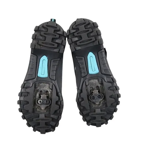Bontrager Shoes Women 9.5 Cycling Race MTB Inform 3 Strap eSoles Spinning Grey