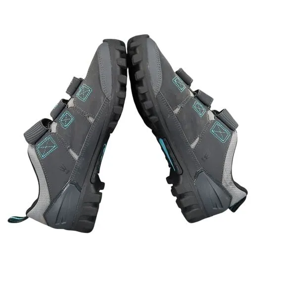 Bontrager Shoes Women 9.5 Cycling Race MTB Inform 3 Strap eSoles Spinning Grey
