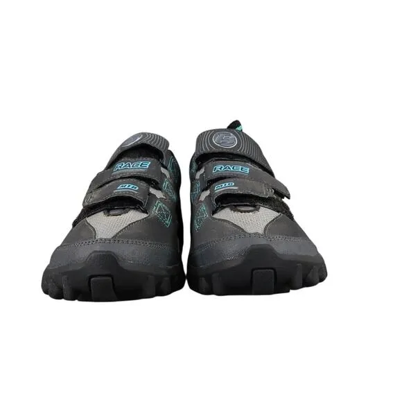 Bontrager Shoes Women 9.5 Cycling Race MTB Inform 3 Strap eSoles Spinning Grey