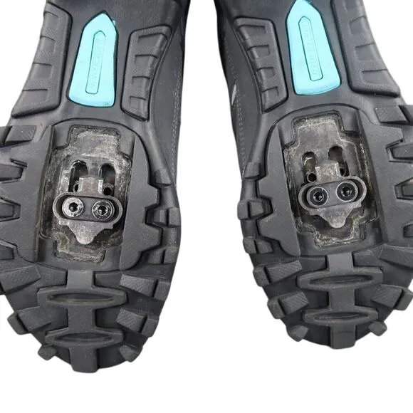 Bontrager Shoes Women 9.5 Cycling Race MTB Inform 3 Strap eSoles Spinning Grey