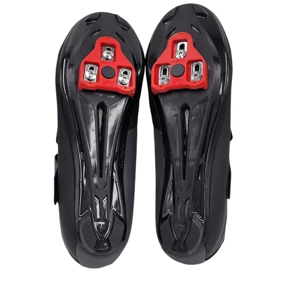 Bontrager Starvos Cycling Shoes Men Size 14.5 EU 47Velcro Straps 3 Bolt Black