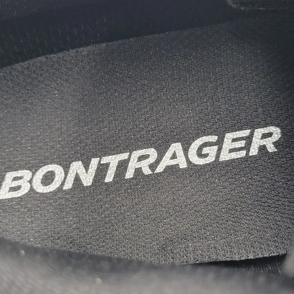 Bontrager Starvos Cycling Shoes Men Size 14.5 EU 47Velcro Straps 3 Bolt Black