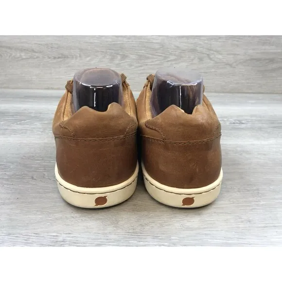 Born Ashram II BM0007406 Sneaker Men 11.5M Brown Leather Round Toe Low Top Shoes