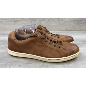 Born Ashram II BM0007406 Sneaker Men 11.5M Brown Leather Round Toe Low Top Shoes