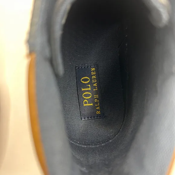 Boy's Polo Ralph Lauren Sneakers, Size 2.5, Navy