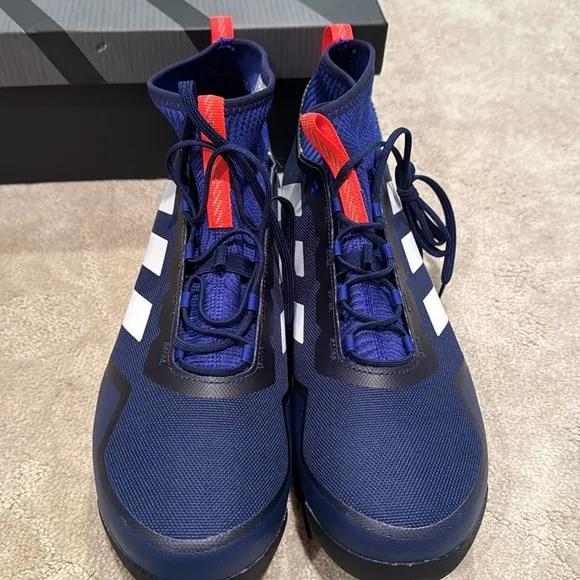 Brand new Adidas Navy and White Cycling  Shoes