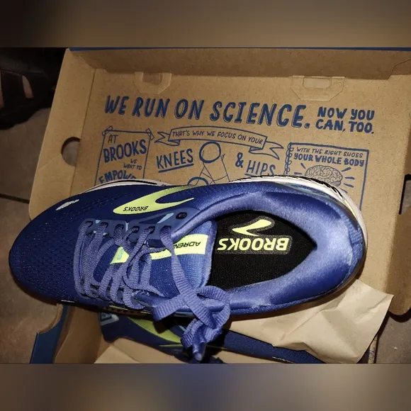 Brooks Adrenaline GTS 23 Men’s Running Shoes Blue/Nightlife/Black Select Size!!!