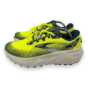 Brooks Caldera 6 Hi-Viz Yellow/Blue Trail Running Shoes Size 10D (1103791D756)