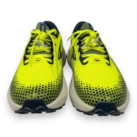 Brooks Caldera 6 Hi-Viz Yellow/Blue Trail Running Shoes Size 10D (1103791D756)