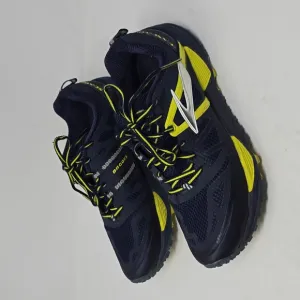Brooks Cascadia 10 Men's Trail Running Shoes Navy Yellow Size 8.5