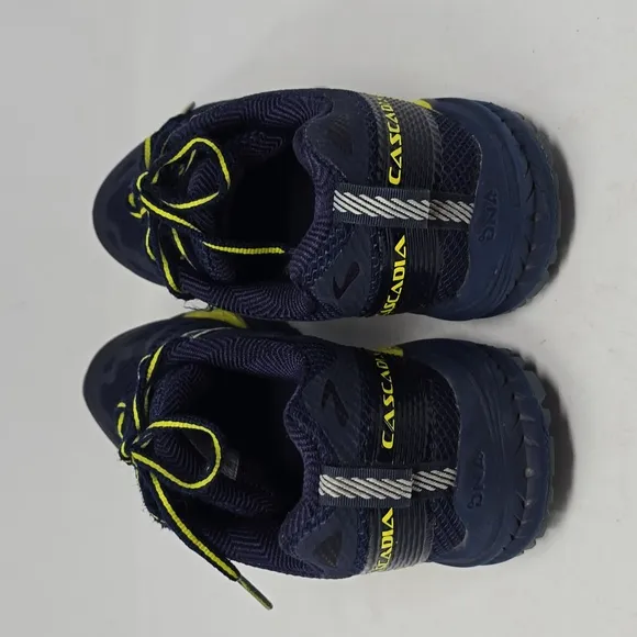 Brooks Cascadia 10 Men's Trail Running Shoes Navy Yellow Size 8.5