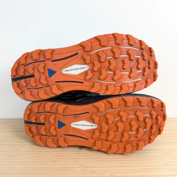 Brooks Cascadia 16 Trail Running Shoes Mushroom/Alloy/Orange Men’s 8 Wide (2E)
