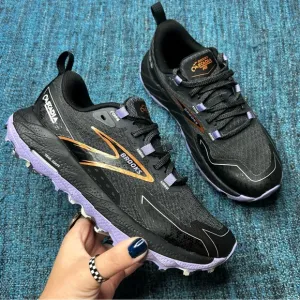 Brooks Cascadia 18 Trail Running Shoes in Ebony Sweet Lavender Copper