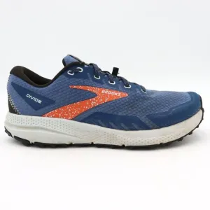Brooks Divide 4 Mens Size 9 US‎  Blue Orange Trail Hiking Running Shoes Sneakers