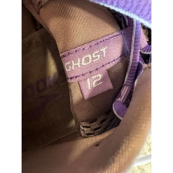 Brooks Ghost 12 Running Shoes Purple 1203051B097 2019 Low Top Lace Up Women's 7
