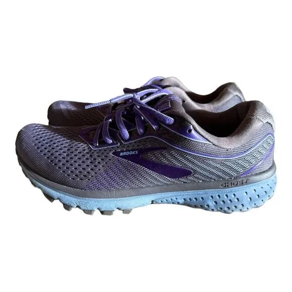 Brooks Ghost 12 Running Shoes Purple 1203051B097 2019 Low Top Lace Up Women's 7