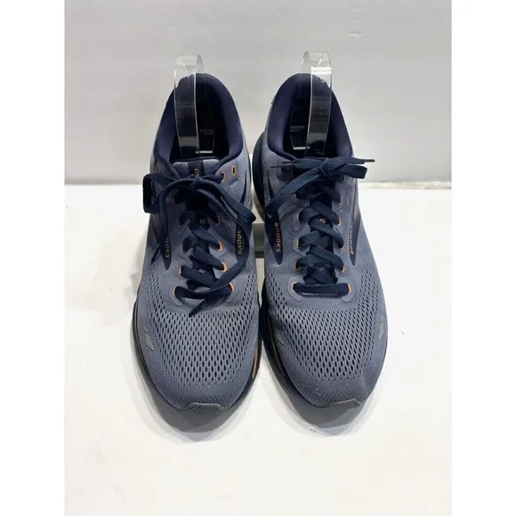 Brooks Ghost 15 1103931D025 Mens Blue Low Top Lace Up Running Shoes Size 12.5 D