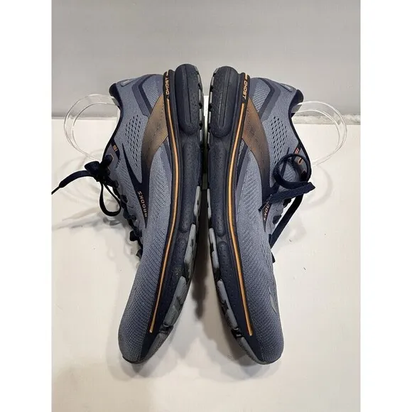 Brooks Ghost 15 1103931D025 Mens Blue Low Top Lace Up Running Shoes Size 12.5 D