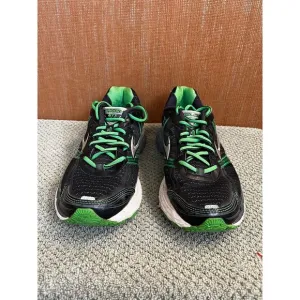 Brooks Men's  Adrenaline GTS 14 Black Speed ​​Green Silver 110158 1D 305 US 9M