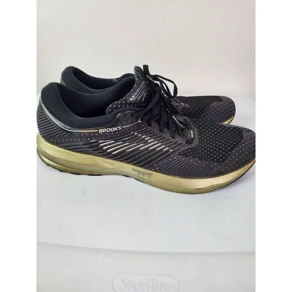 Brooks Mens‎ Levitate 1102691D004 Black Running Shoes Sneakers Lace Up 12.5