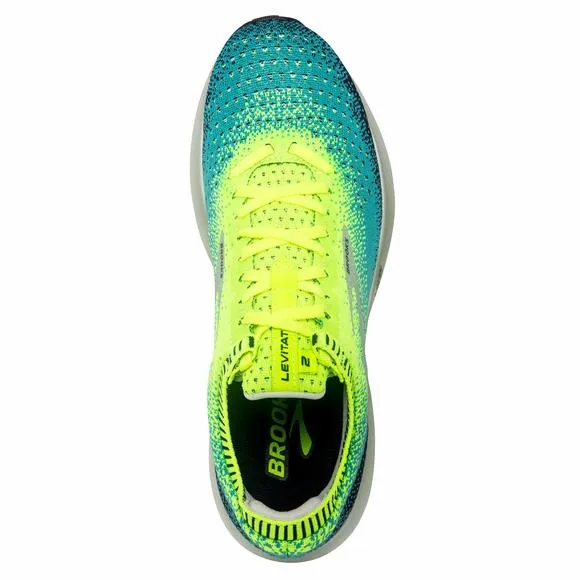 BROOKS WOMENS LEVITATE 2 RUNNING SHOE - GREY/GREY/ROSE - B - 9.0