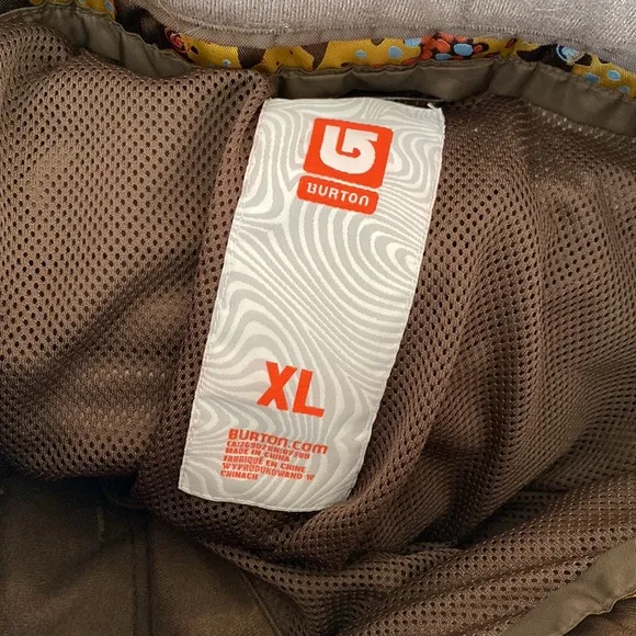 Burton Cargo Snowboarding Ski Pants Brown XL