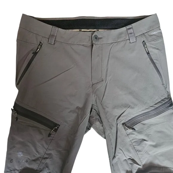 Canis Alpine Light Pant Men SZ 38 Green Hunting Cargo Hiking Performance Utility