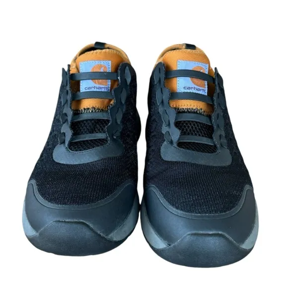 Carhartt Men's FORCE Black Slip Resistant Athletic Soft Toe Shoes Size 8.5