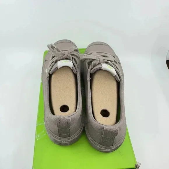 Cariuma Unisex Oca Low Sneaker Shoes Lace-Up All Mystic Grey Canvas Size 6/7.5