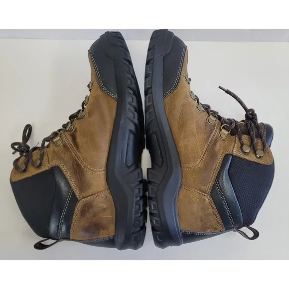 CAT -  CATERPILLAR Men's Threshold Waterproof Soft Toe Work Boot  Brown  Size 10