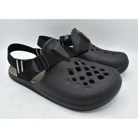 Chaco Mens Size 9 Chillos Black Clogs Shoes
