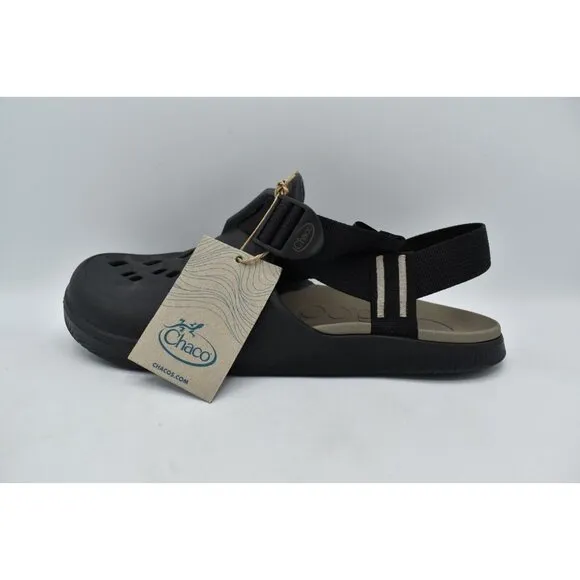 Chaco Mens Size 9 Chillos Black Clogs Shoes