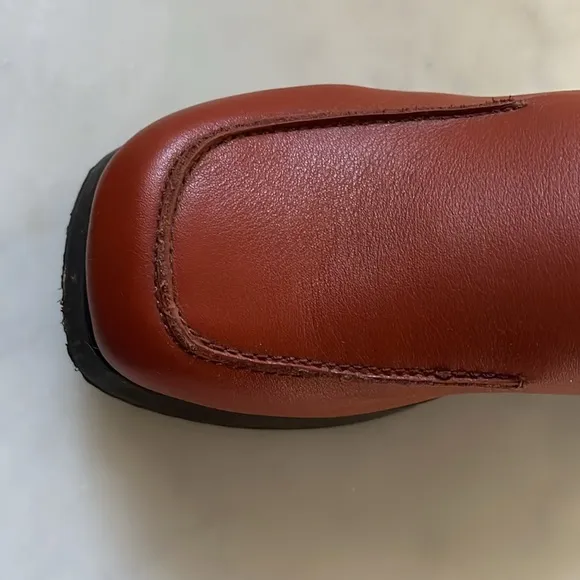 Charlotte Stone Carlos Slingback Clog in Sienna—size 6