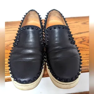 Christian Louboutin Black studded Sneakers