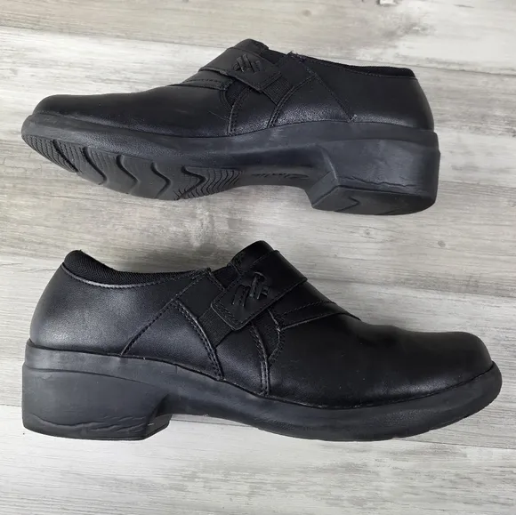 Clarks Angie Pearl Slip-On Leather Shoes Womens Size 11