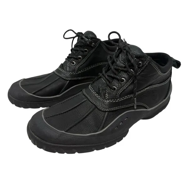 Clarks Men’s Size 12 Muckers Waterproof Black Duck Boots