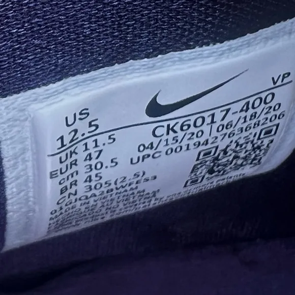 CLEAN Nike KD 13 TB College Navy size 12.5 Basketball Shoes