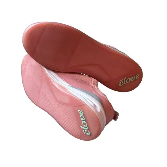 CLOVE Unisex Classic Slip-On Fluid-Resistant Sneakers Pink Size W12.5/M11 NWOB