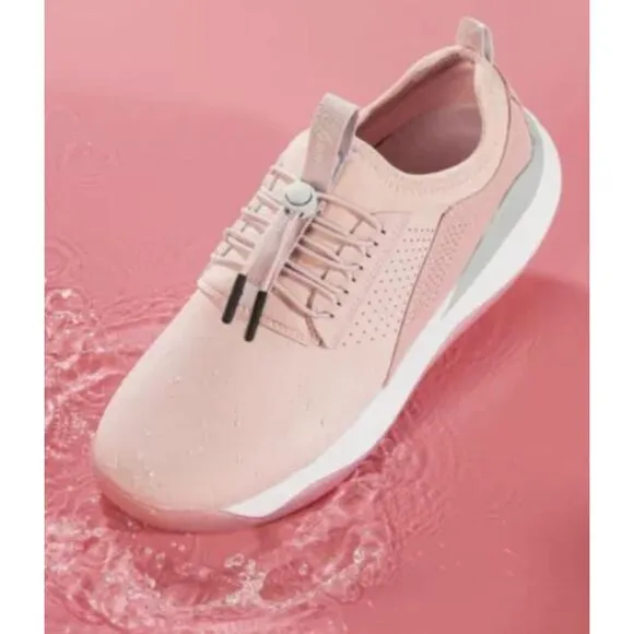 CLOVE Unisex Classic Slip-On Fluid-Resistant Sneakers Pink Size W12.5/M11 NWOB
