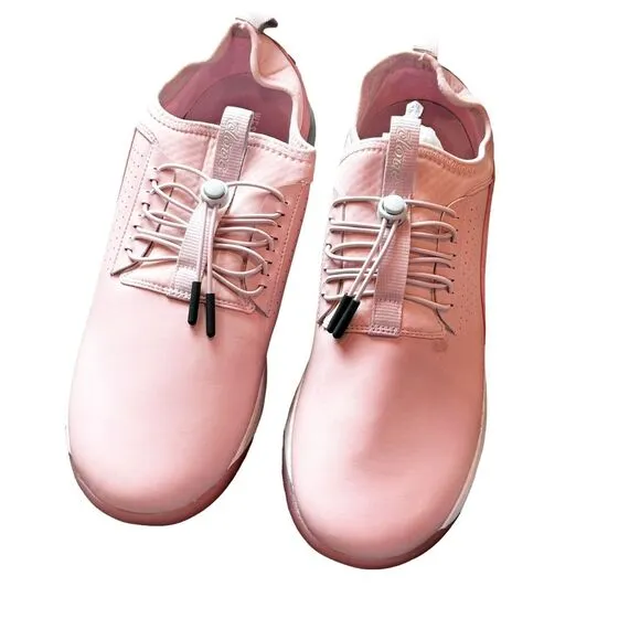 CLOVE Unisex Classic Slip-On Fluid-Resistant Sneakers Pink Size W12.5/M11 NWOB