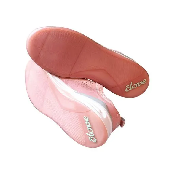 CLOVE Unisex Classic Slip-On Fluid-Resistant Sneakers Pink Size W12.5/M11 NWOB