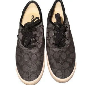Coach Mens Skate Lace-Up Sneaker in Signature Jacquard Size 8 B