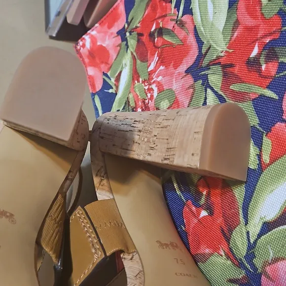 Coach Robin Slingback C-Buckle  Sandals