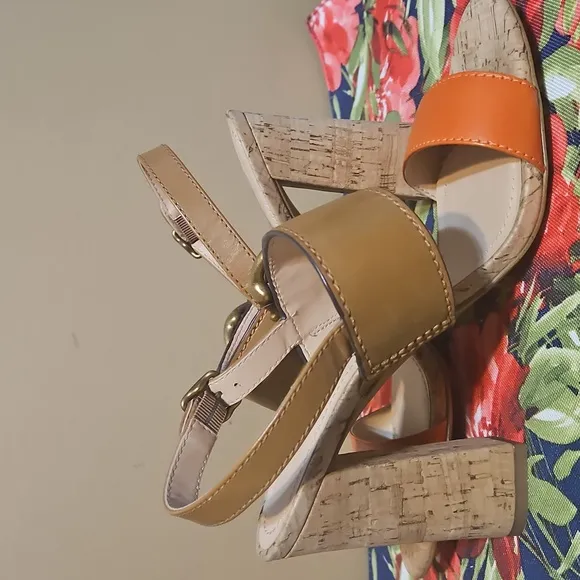 Coach Robin Slingback C-Buckle  Sandals