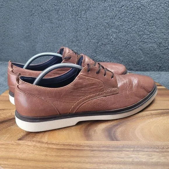 Cole Haan Grand OS Brandt Oxford Shoes Mens 12 M Brown Leather Plain Toe Loafers