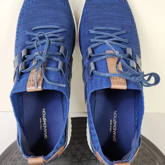 Cole Haan Men's Grand Motion Stitchlite Woven Sneaker Blue Black Brown Size 11.5