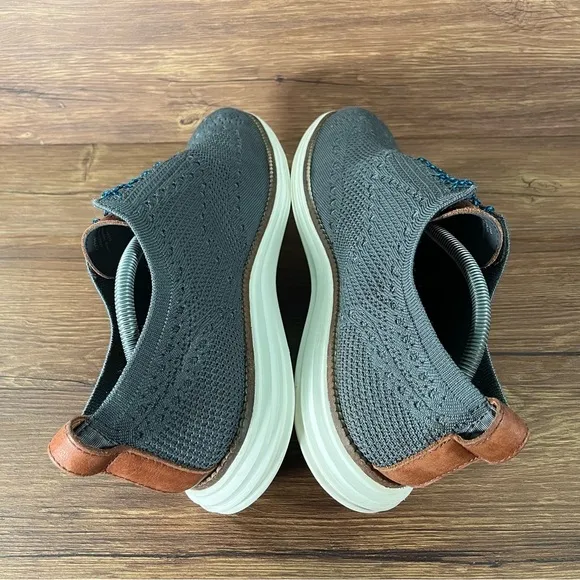 Cole Haan OriginalGrand Gray Knit Low Top Sneakers Dress Shoes Men’s Size 10