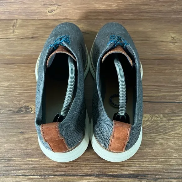 Cole Haan OriginalGrand Gray Knit Low Top Sneakers Dress Shoes Men’s Size 10